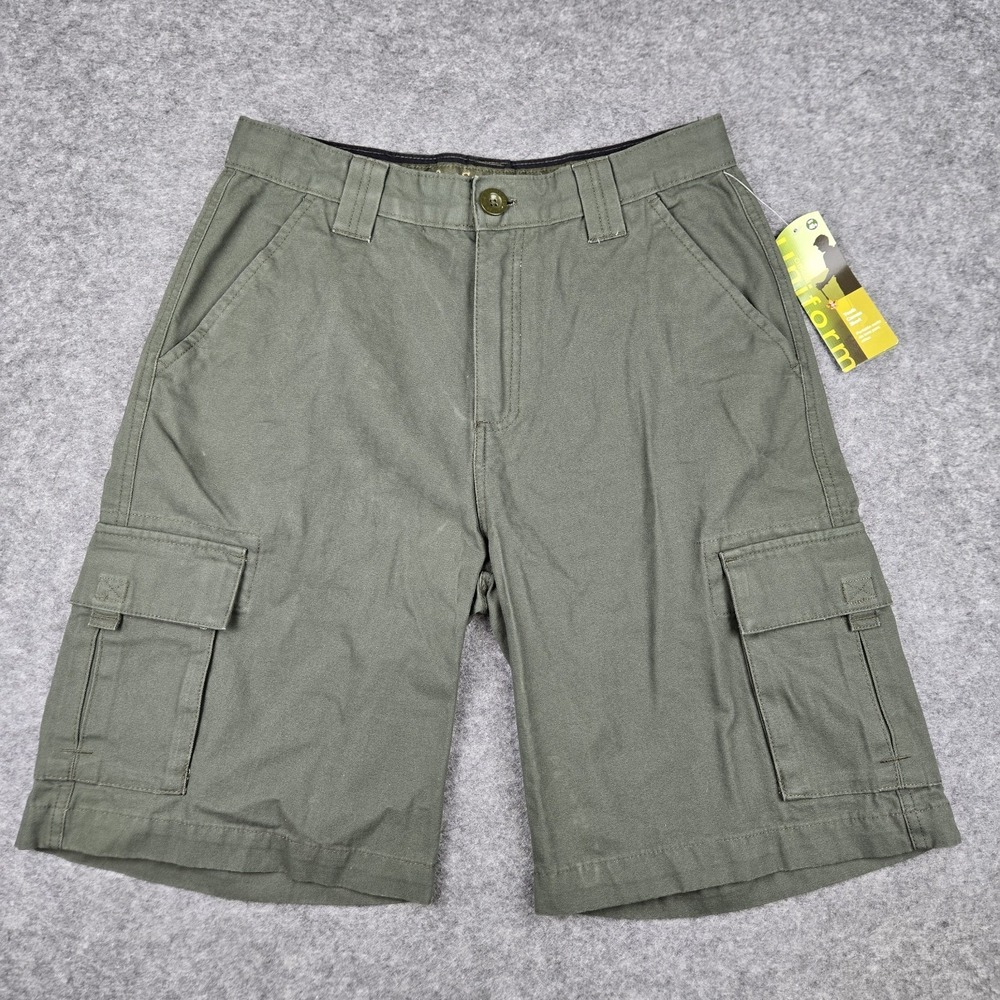 Boy Scouts of America Youth Canvas Shorts Size‎ 18 Uniform Green Fits 28 x 9 BSA